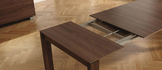 table extensible en bois massif